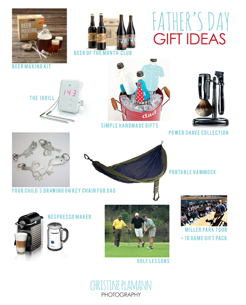 Father's Day Gift Guide by Milwaukee Photographer Christine Plamann