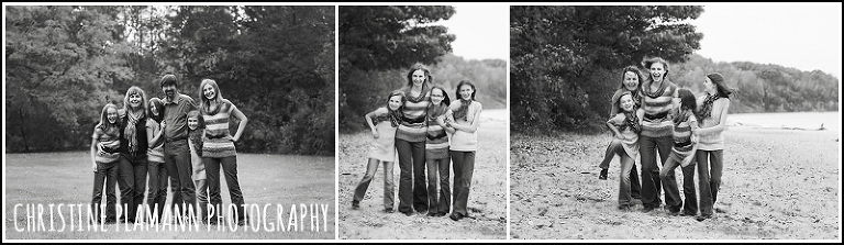 family photos on the beach in milwaukee