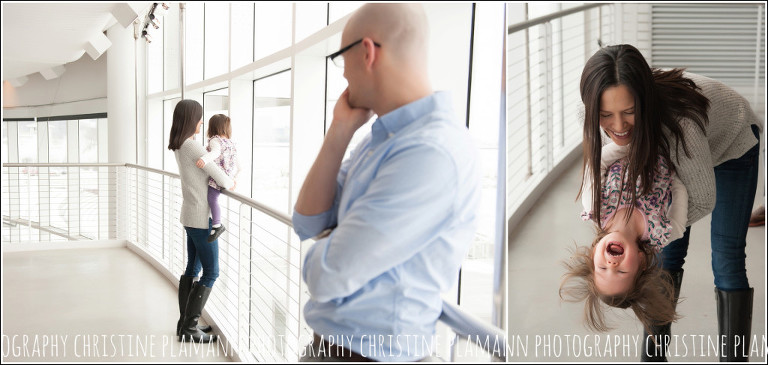 family photo session at discovery world
